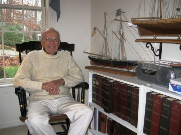 C. Allan Borchet, former Chairman, Residents Council of Essex Meadows and model shipbuilder.
