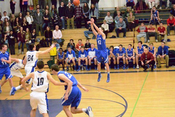 The Wildcats will be hoping Matti Fuller pulls off some key three-pointers like this one against Old Saybrook.