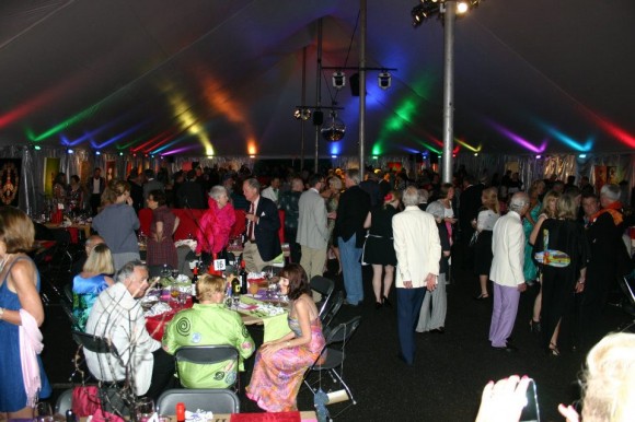 The dinner tent last year was full to capacity.