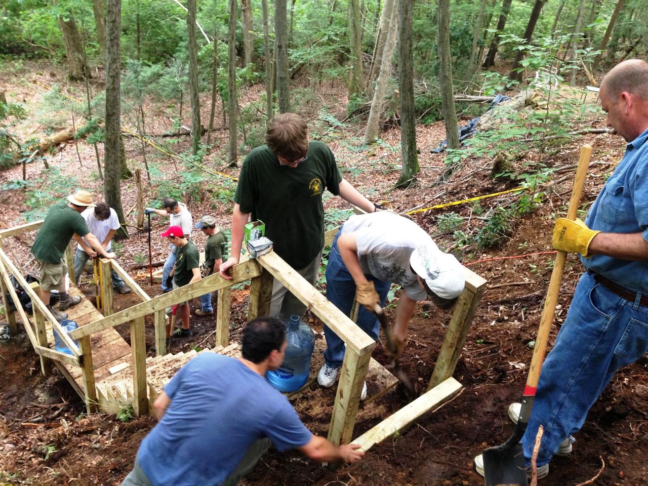 Eagle Scout Project Benefits Old Lyme Land Trust