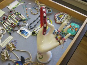 Examples of the beaded jewelry and other items that will be available at the Tribal Crafts Holiday Sale. 
