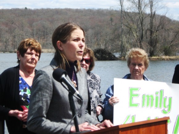 Former State Senator Eileen Daily endorsing Bjornberg's candidacy for her former seat.