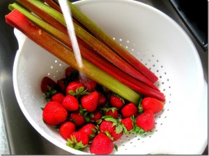 strawberries&rhubarb