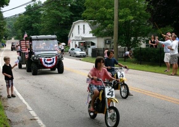 Photo by C. Judy.  Traveling on two wheels is always a popular way to ride.