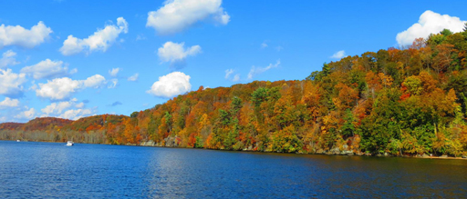 A fall view of the Silvio O. Conte Wildlife and Fish Refuge.