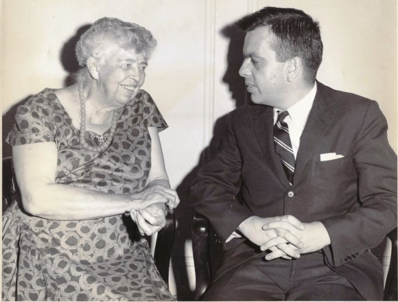 Eleanor Roosevelt endorsing the candidacy of Essex resident Jerome Wilson, when he was a candidate for the New York State Senate in 1962