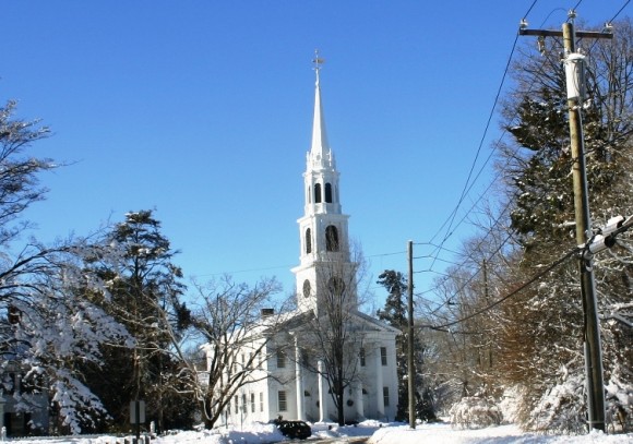 Lyme Street's iconic First Congregational Church