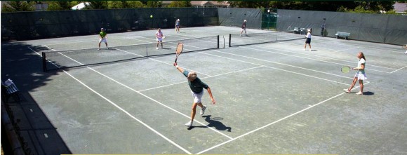 Members get involved in year-round racquet sports at the OLCC where there are 4 Har-Tru tennis courts and 2 Platform Tennis courts to keep them active through the whole year.