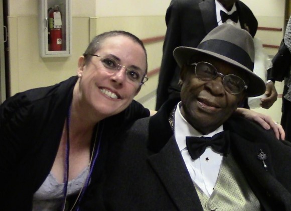 Margaret "Peggy" (Carty) Schodowski and BB King.