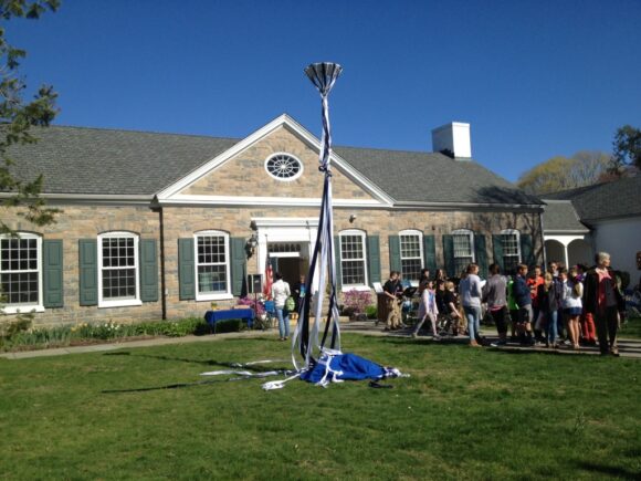 view_of_school_with empty_maypole_compressed