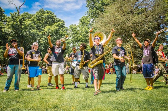 The Funky Dawgs will entertain in their signature upbeat fashion Thursday evening in Sound View.