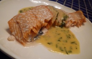 Salmon with tarragon sauce is the quintessential summer dish.