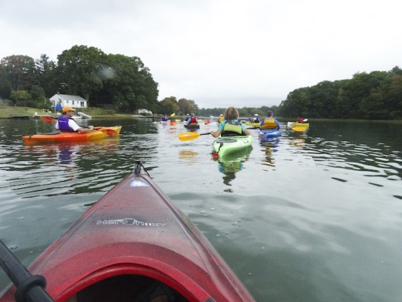 A kayakker's-eye view taken during last year's regatta.