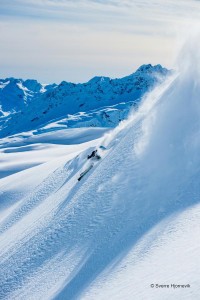 Ski-ing in the Alaska Chugach