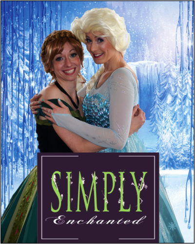 Anna and Elsa from 'Frozen' will visit the library during Saturday's Book Sale to entertain younger visitors.