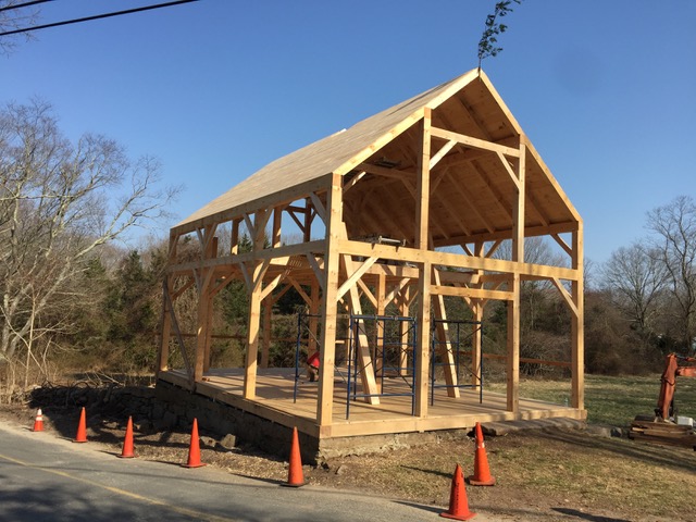 Community Barn-Raising Restores Historic Old Lyme Barn