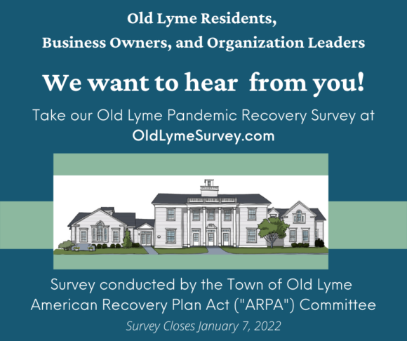 Last Day for OL Residents to Complete Old Lyme's ARPA Survey
