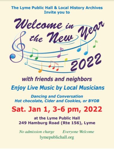 Welcome In The New Year 2022! @ Lyme Public Hall