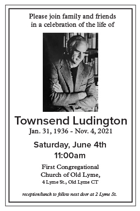 Celebration of Life of Charles Townsend Ludington, Jr. @ First Congregational Church of Old Lyme