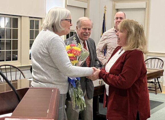 Michele Dickey Retires After Editing Old Lyme s Town Report for 30