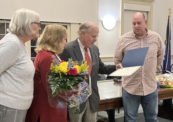 Michele Dickey Retires After Editing Old Lyme s Town Report for 30